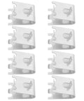 Set of Heavy Duty Stainless Steel Freezer Shelf Hooks With Brushed Finish For Maximum Space Saving In Commercial Coolers And Restaurants