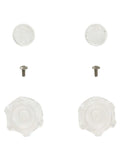 Replacement Handles For Phoenix Faucets And Tub And Shower Fixtures, No-Brainer Easy Swap For Hot And Cold Pair, screws, clear