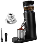 Cordless Coffee Grinder Featuring Rechargeable Conical Burr Mill And Sixty Precision Settings For Super Smooth Brewing On The Fly with stainless steel grounds container.