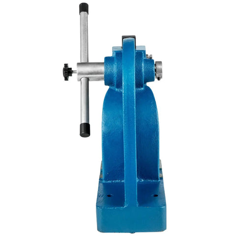 Front view of 1 Ton Manual Arbor Press For Home Workshop, Beefy Heavy Duty Desktop Cast Iron Arbor Press With 4 And 5 Eighths Inch Maximum Height