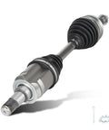 Straight Shot Front Left Or Right CV Axle Shaft Assembly For Toyota And Lexus 4Runner Tacoma FJ Cruiser GX460 GX470 2003 To 2022 Plug And Play Driveshaft close-up view of axle design.
