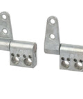 Constant Torque Embedded Hinge 2 In 1 For Cabinets And Gates XK502 7A Gate Hardware With Damping, showing silver hinges with mounting holes.