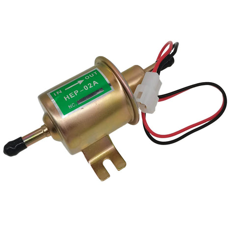 12V Heavy Duty Electric Fuel Pump For Motorcycle Carburetor ATV Trucks Boats Gas And Diesel Engines 2.5 To 4 PSI HEP02A High Flow Workhorse