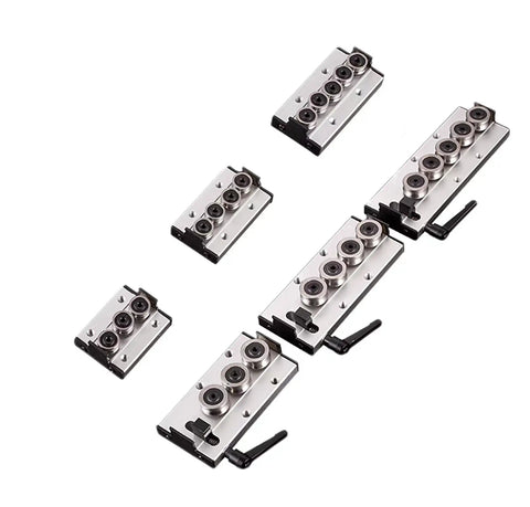 Dual Axis Inner Roller Ball Bearing Linear Motion Guide Rail 600mm SGR20 With SGB20-5UU Five Ball Roller Slider Block, silver finish