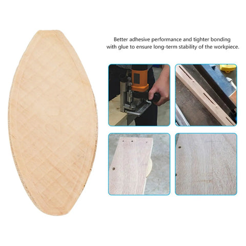 Solid Wood Biscuit for Woodworking, Top Notch Joinery, Minimal Shrinkage, Boss Bonding Performance with biscuit joiner tool