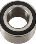 Heavy Duty Rear Wheel Bearing And Seal Rebuild Kit Dead Nuts Reliable For Polaris Irs Atd, showing a close-up of a metal bearing with black seal.