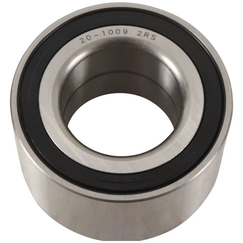 Heavy Duty Rear Wheel Bearing And Seal Rebuild Kit Dead Nuts Reliable For Polaris Irs Atd, showing a close-up of a metal bearing with black seal.