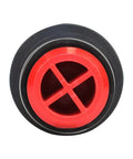 Red PlugAll mechanical test pipe plug for 1-1/2 in and 2 in DWV drains, front view