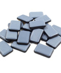 Rectangular Adhesive Furniture Sliders Set, 20 Pieces, 1-3/8 x 1 Inch PTFE Chair Glides For Hardwood Floors And Carpet displayed