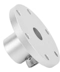 Heavy Duty Fabater Flange Shaft Coupling For 12mm Aluminum Motor Shafts With Hex Screws, side view showing mounting holes.