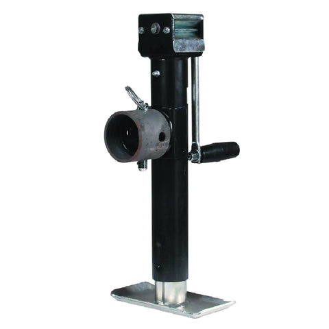 Beefy Heavy Duty Implement Jack For John Deere Equipment And Farm Trailers With 5000 Lb Capacity 10 Inch Travel Weld On Collar