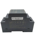 Compact Din Rail Mount Power Supply 24Vdc 1.5A 36W Ac To Dc Converter with a black housing and side view design.