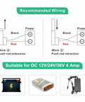 Recommended wiring diagram for No Nonsense Dc Linear Actuator Built Tough For Smoother Operation And Rock Solid Push Pull Action.