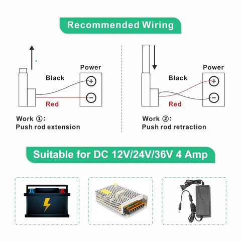 Recommended wiring diagram for No Nonsense Dc Linear Actuator Built Tough For Smoother Operation And Rock Solid Push Pull Action.