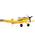 Side view of yellow Air Tractor 1.5m RC Plane BNF Basic With AS3X Safe Select Easy To Fly No-Brainer For Beginners Scale Crop Duster