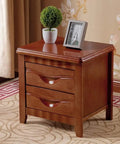 Killer Sturdy Industrial End Table With Stackable Design And Front Storage Compartment Rustic Brown Wood Look Accent Stand For Your Quarters With Reinforced Metal Legs Total Room Glow Up, compact size with three drawers