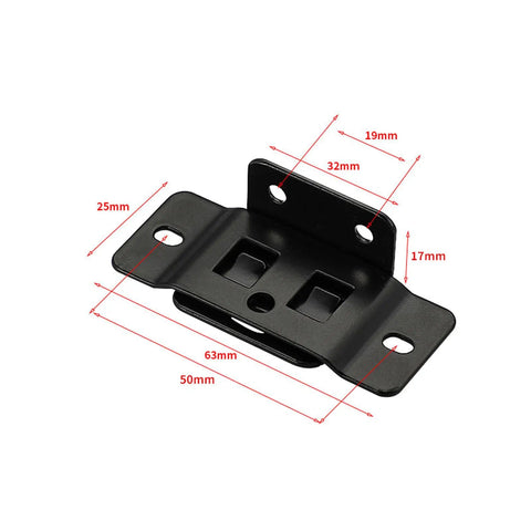 Heavy Duty Stainless Steel Furniture Joint Bracket Kit 30 Pack With Screws Right Angle Corner Braces Black Finish Dimensions