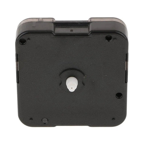 Diy Wall Clock Movement Replacement Kit With Silent Sweep Movements No Hands Needed Black 8.9mm Shaft No Thread Includes Two Movements