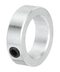 Shaft Collar 1.1 Inch Bore Zinc Plated Carbon Steel Set Screw Style Clamping Collar Silver 1 Piece
