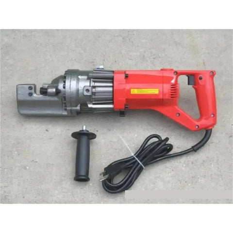 Electric Hydraulic Rebar Cutter Cuts Up To 5/8 Inch Round Steel In Just 3 Seconds Brushless Motor with handle and cord.