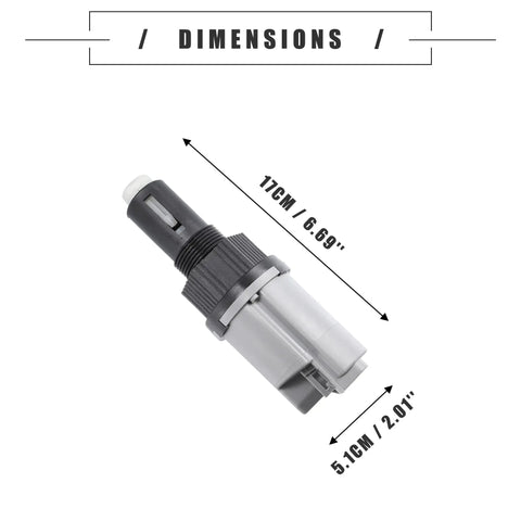 Dimensions of Heavy Duty 4WD Front Drive Actuator For Chevy Silverado Avalanche And Cadillac Escalade K1500 K2500 4X4.