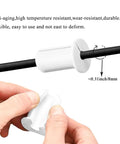 Top Shelf 6 Pack White Silicone Wall Grommets For Starlink Cable Management, showing 3/4 inch grommet with a cord for easy installation.
