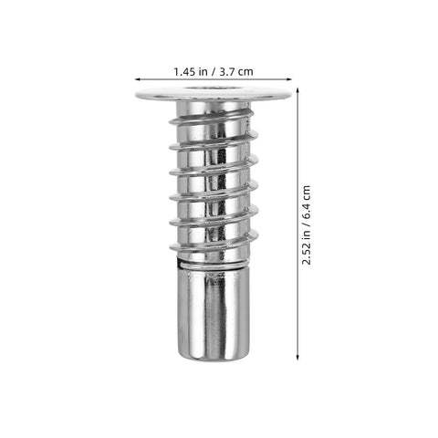 Built Tough Sofa Headrest Adjustment Hinge Screws 4 Pack Folding Lift Mechanism Hardware For Recliner Couch Bed Chair Furniture Repair, zinc alloy screw measuring 2.52 in by 1.45 in.