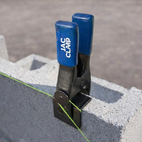 Heavy Duty Mason Line Clamps Pair For Brick, Block, And Fence Keep Mason String Locked In Vertical And Horizontal Runs, Fast And Accurate Course Changes With No Slip Grip For Smooth, Efficient Workdays