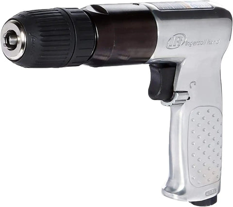 Half Inch Keyless Chuck Air Drill With Pistol Grip Do It All Versatile Tool For Reversible And Non Reversible Configurations 500 RPM 0.5 HP 10.6 Inch Pound Torque Aluminum Housing
