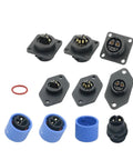 Top Notch 30 Amp M19 2 Plus 3 E Bike Power Connector And Male Female Charging Adapter For Lithium Battery Electric Vehicle Plug Socket With Sweet Reliable Heavy Duty Build featuring various socket types.