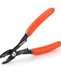 Valuemax 4-in-1 wire stripper tool with orange handles and black jaws for 10-20 AWG wires