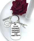 Engineering Keychain For Men A Funny Mechanical Gift For Engineers Graduation Gift For Students And Teachers Math Lovers
