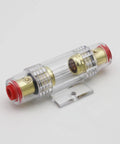 Inline AGU Fuse Holder Kit For 4 To 10 Gauge Wire With Six 100A AGU Fuses, Great For Car Audio, Alarm, Amplifier, Compressors, Auto Parts
