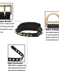 Tongue Buckle Body Belt with Hip Pad and dual side D-rings for work positioning, waist fits 30 to 45 inches, construction use