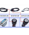 AC Servo Motor 380V 7.5KW High-Precision Closed-Loop With Encoder Feedback 1500RPM 48N.M. Three-Phase Drive cables