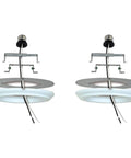 Recessed Can Light To Pendant Conversion Kit, Easy Instant Upgrade For Ceiling Fixtures, White Finish, Includes 2 Pack