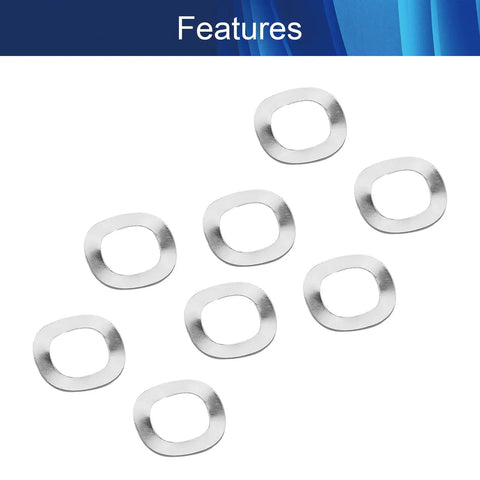 20 Pack Heavy Duty Wave Spring Washers 8 Mm Inner Diameter By 13 Mm Outer Diameter Built Tough For smooth placement and tight fits.