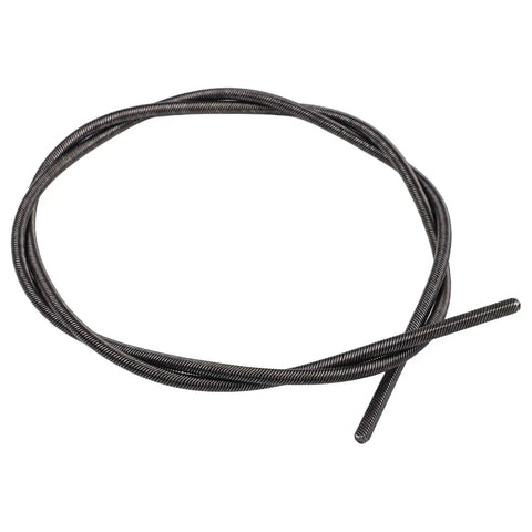 Easy Fit No-Fuss Flexible Driver Shaft Inner Cable Replacement for Brushcutters shown coiled on white background