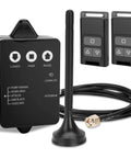 Beefed Up Long Range Wireless Dump Trailer Remote Control Kit For 12V Hydraulic System with controller and two remotes
