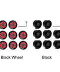 8 Pack Roller Skate Wheels With Bearings Installed For Outdoor And Indoor Use On Quad And Double Row Skates 82A Hardness 58x32Mm