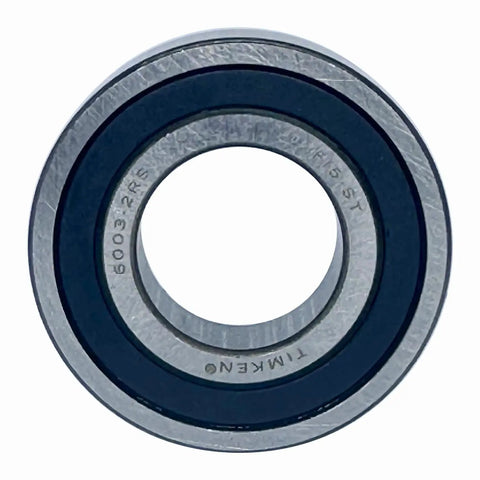 2 Pack 6003-2RS Double Rubber Seal Deep Groove Ball Bearings 17x35x10mm Pre Lubricated High Performance Radial Bearings