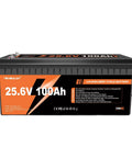 Rugged 24V 100Ah LiFePO4 Battery With 100A BMS Delivers 2560Wh Of Power Built For 15000 Plus Deep Cycles Perfect For RVs