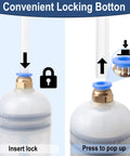 Amazon ecocstm 200CC fluid extractor with oil suction pump and two 9.2-inch extension tubes