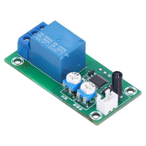 Two Pack Vibration Sensor Module 12V DC Time Delay Relay Alarm With Adjustable Sensitivity And Delay From 1 To 240 Seconds Low Standby Current No False Alarms Industrial Grade Protection Real Time Vibration Detection And Reliable Alarm PCB module