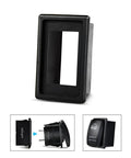 Led Light Bar Switch Holder Panel Kit For Automotive Mounting Rugged ABS Plastic Black Toggle Switch
