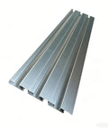 Double Sided Aluminum Slatwall Panel 24 Inch Long 5 Inch Wide Merchandising Slatwall Panel For Retail Displays Durable Heavy Duty Construction Ideal Store Fixture