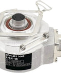 Incremental Servo Motion Encoder 2048 CPR EQN 425 27S17-58 Rotary Encoder Part 1109258-05 Built For Pro-Grade Position Feedback In Servo Control Automation And Industrial Gear, silver metal housing
