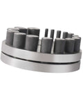 Circular Disc Cutter Set For Metalworking Heavy Duty Punch Die Kit shown on side with round high-carbon steel dies