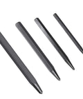 Center Punch Kit Four Piece Set For Metal Marking Built Tough From Hardened Steel