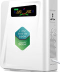 110V To 220V Step Up Transformer 500W With No Noise, Ten Protection Functions, CE and CQC Certified, white design front view